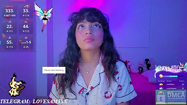 Chat XXX en directo de Lovelyamyy