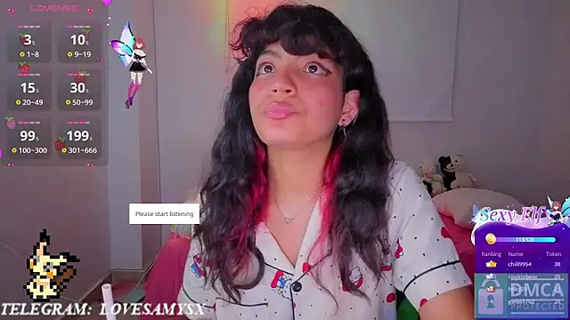 Chat +18 de Lovelyamyy ao vivo