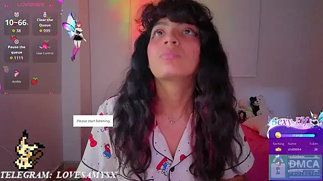 XXX chat uživo modela Lovelyamyy