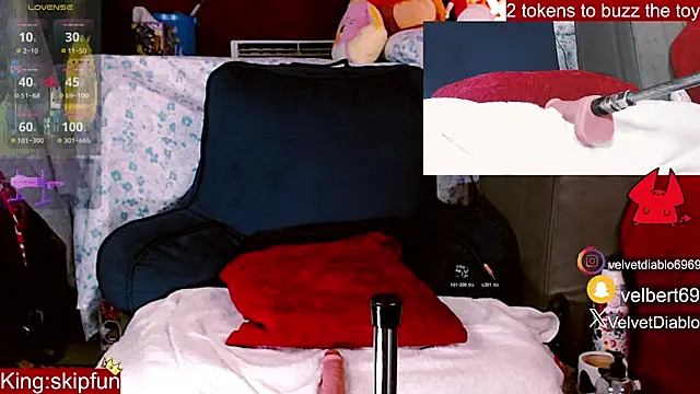 VelvetDiablo 라이브 XXX 채팅