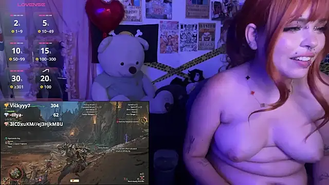 PixelKitty_ Adlı Modelin Web Kamerası Şovu