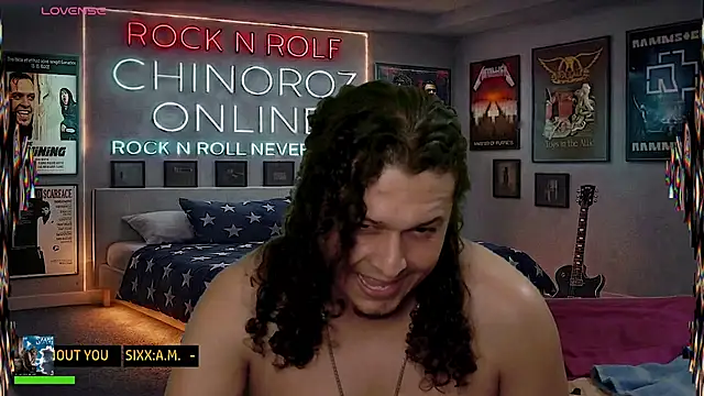 chino_roz: διαδικτυακό σόου στην κάμερα