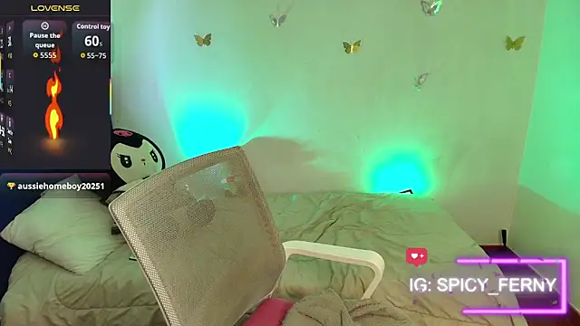 Show modela spicyferny na web-kameri