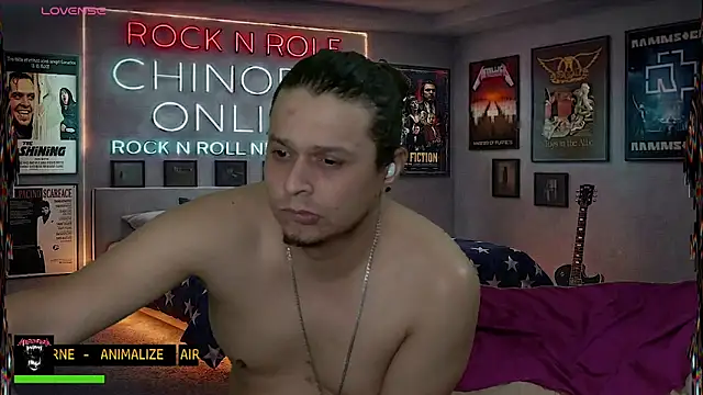 chino_roz: διαδικτυακό σόου στην κάμερα