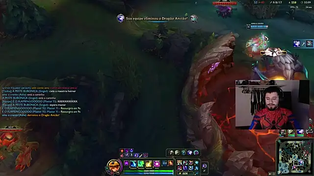 Show de guzzfit na webcam