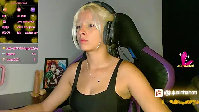 Show de jujubinhahot na webcam