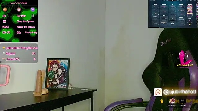 Show de webcam de jujubinhahot