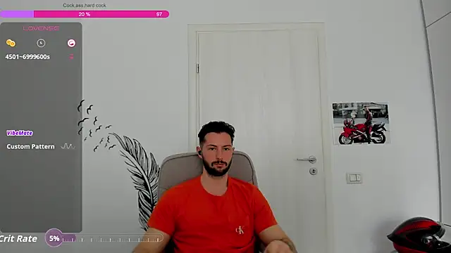 Show modela ZackFraser na web-kameri