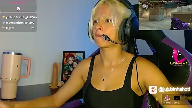 Show Webcam de jujubinhahot