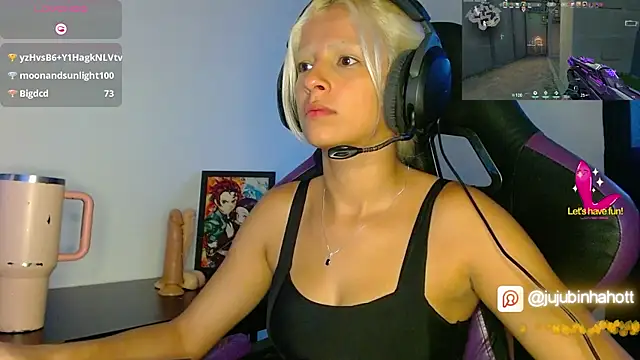 Show de webcam de jujubinhahot