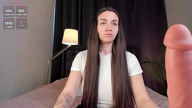 Show de Domirelle na webcam