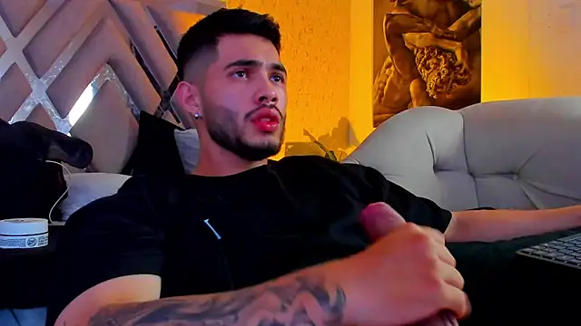 Show modela Vincentblack na web-kameri