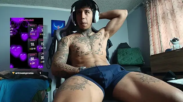 Show modela Nickhot0609 na web-kameri