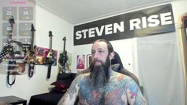 StevenRiseNYCのウェブカメラショー