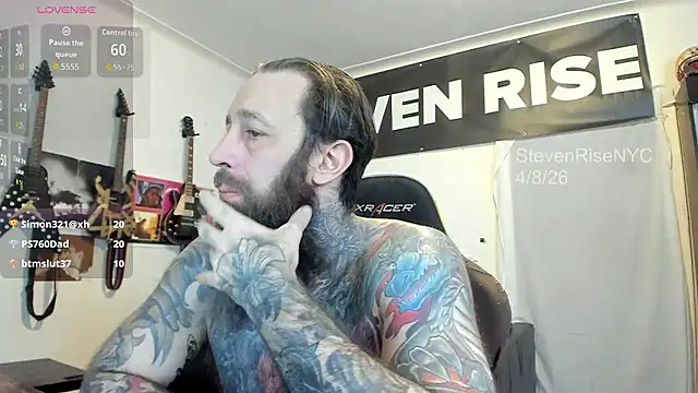 Pertunjukan Kamera Web StevenRiseNYC