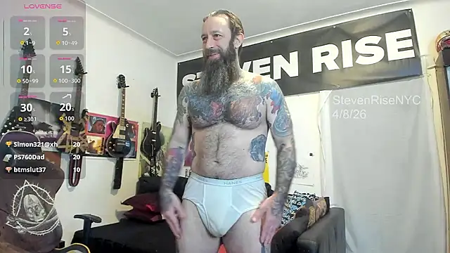 Chat +18 de StevenRiseNYC ao vivo