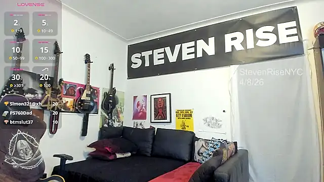 StevenRiseNYC 网络视讯表演