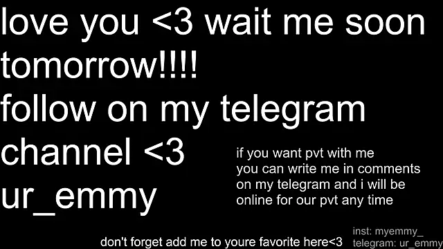 Show Webcam de My_Emmy