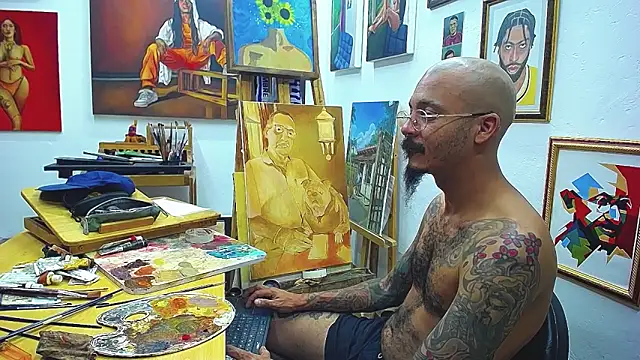 Show modela color_beat17 na web-kameri