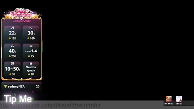 Show modela OFFICAL_DICKEDDOWNUNDER na web-kameri