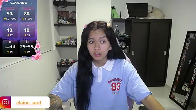 Chat +18 de elaine_sun1 ao vivo