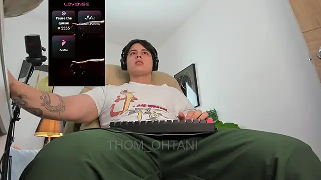Show de Thom_Ohtani na webcam