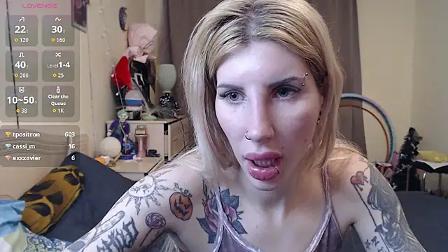 Chatroom XXX en direct de BLACKPeonyy