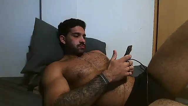 Show de macho_fit na webcam