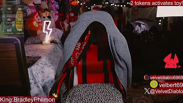 Pertunjukan Kamera Web VelvetDiablo