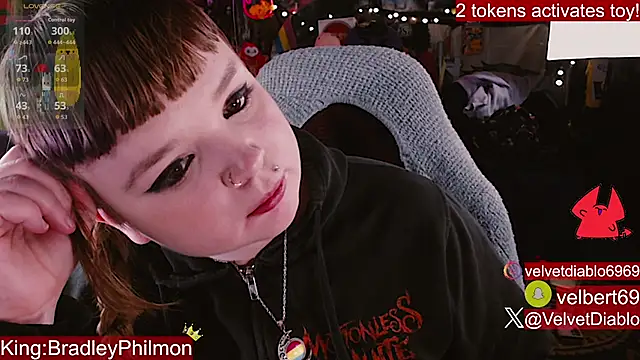 โชว์เว็บแคมของ VelvetDiablo