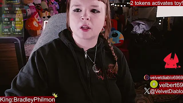 โชว์เว็บแคมของ VelvetDiablo