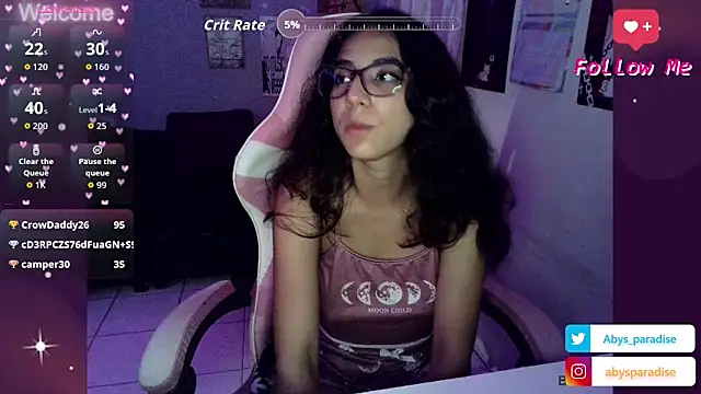 Chatroom XXX en direct de Abysparadise