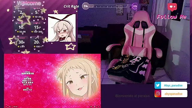 Chatroom XXX en direct de Abysparadise