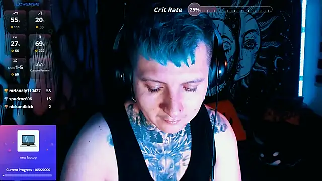 Show webcam de Marieblueeyes