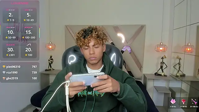 Anyelo_Twink: διαδικτυακό σόου στην κάμερα