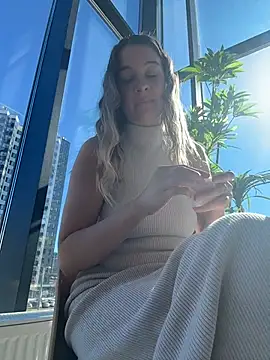 Show de SashaCatt na webcam