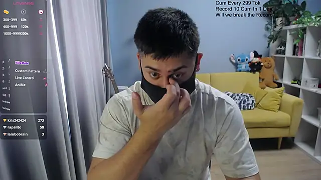 Show de Tomguys na webcam