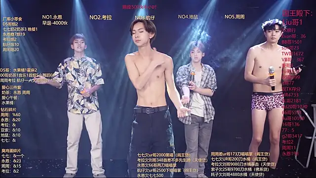 Show de BTS-007 na webcam