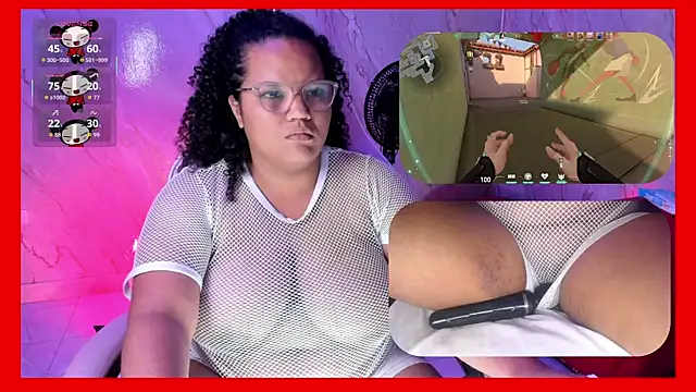 Show de MhiaRey na webcam