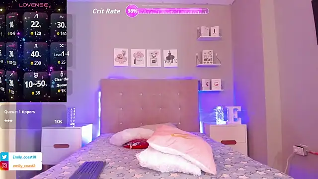 Show de EmilyCoast-1 na webcam