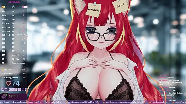 Chat +18 de LewdFoxy_VT ao vivo