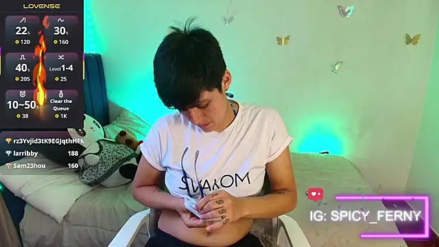 spicyferny Adlı Modelin Web Kamerası Şovu