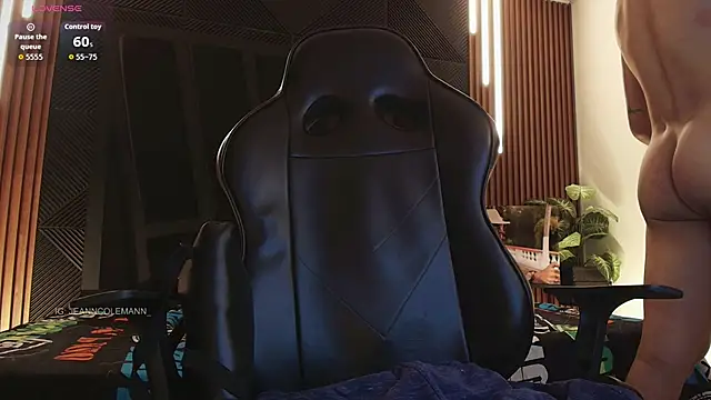 Show de JeanColleman na webcam