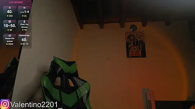 Show de Valentino_Xander na webcam