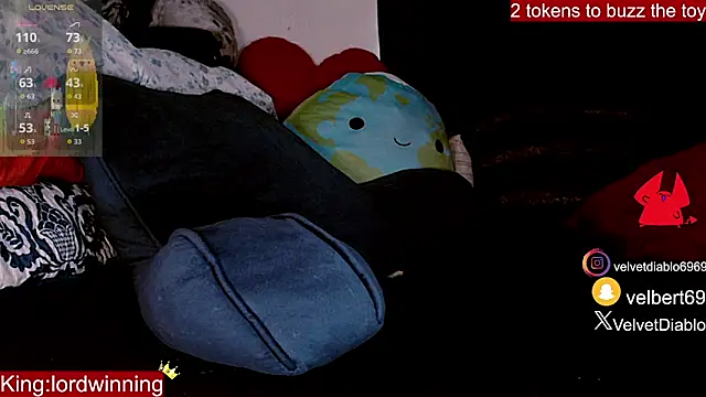 Pertunjukan Kamera Web VelvetDiablo