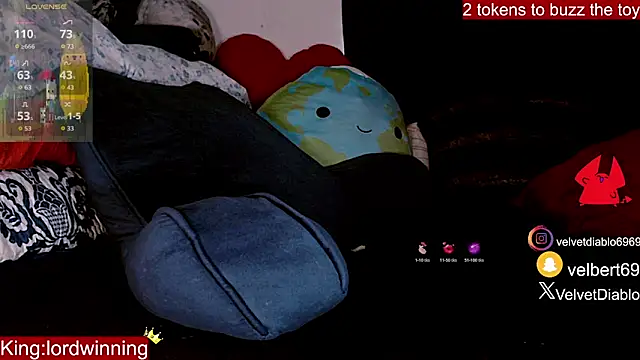 VelvetDiablo 라이브 XXX 채팅