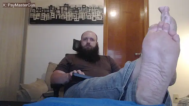 Show de PayMasterGus na webcam