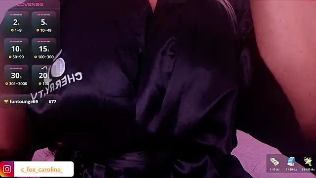 Chat +18 de _carolina_fox ao vivo