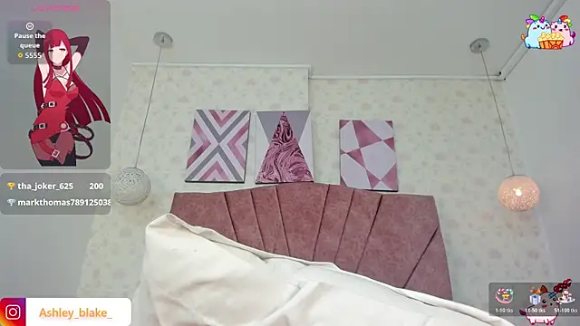 Show de AshleySwett na webcam