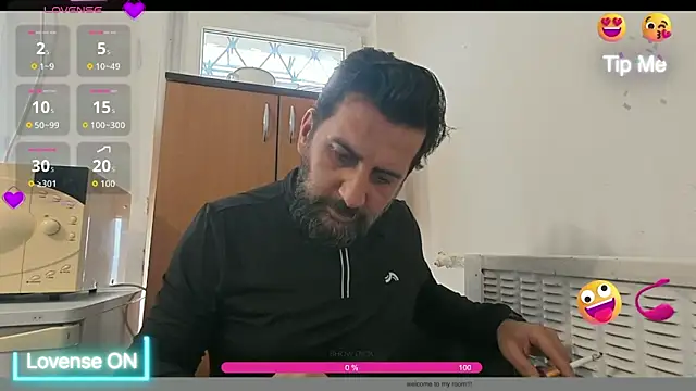 Show de TARKAN1 na webcam